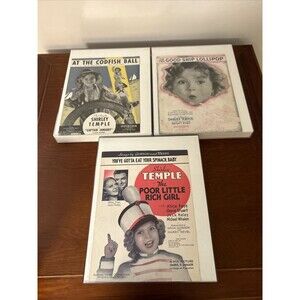 Shirley Temple Sheet Music lot Good Ship Lollipop Codfish Poor Little Rich Girl